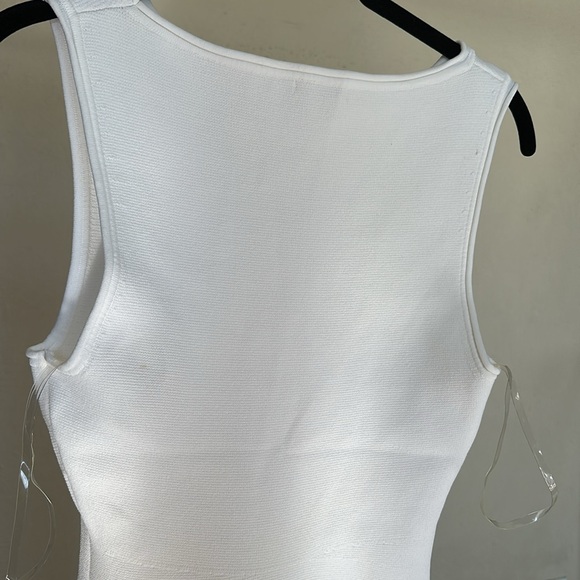 HOUSE OF CB NOLI WHITE‎ STRETCH KNIT MAXI DRESS - NWOT size XS - Picture 14 of 14